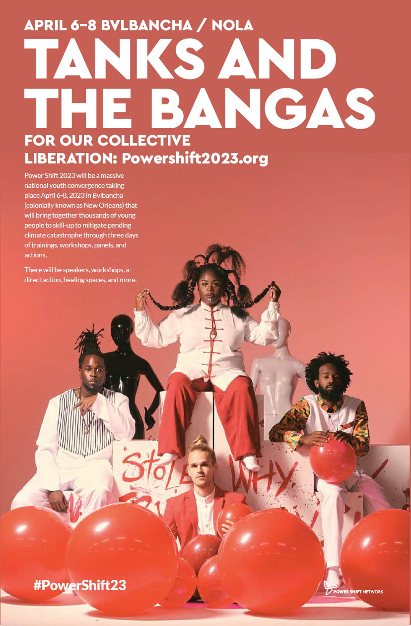 Tanks And The Bangas Poster Design 