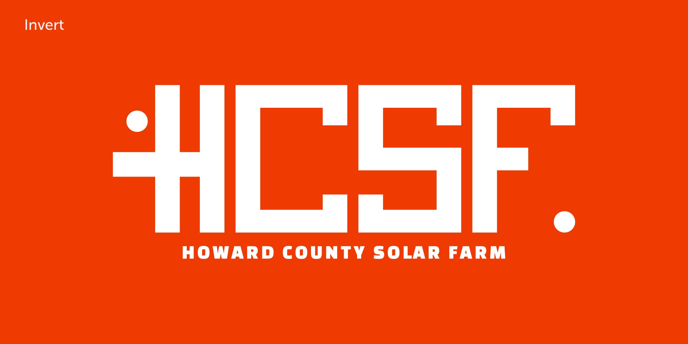 Hoco Solar Farm Logo Inverted Version Of The Logo 