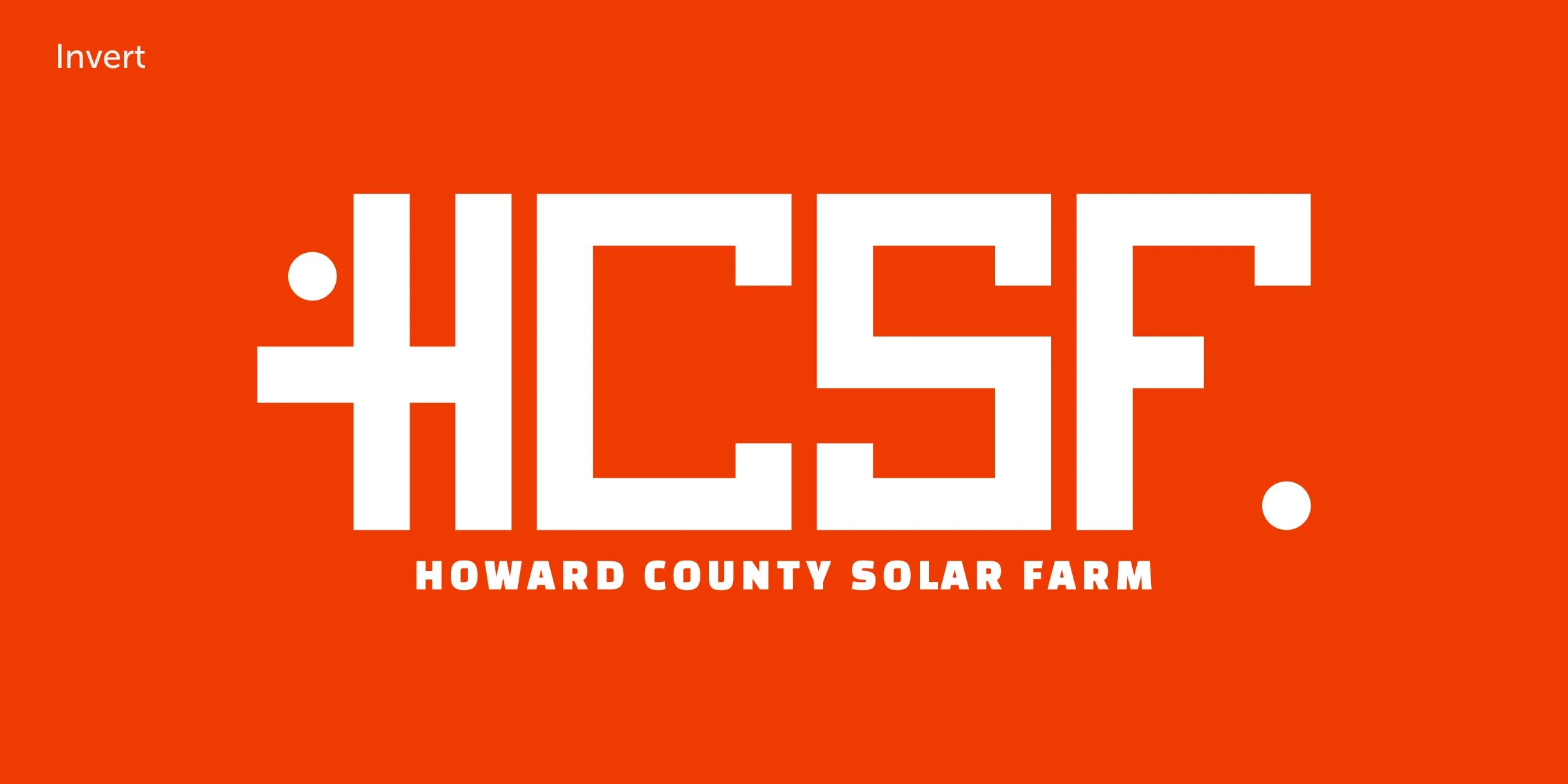 Hoco Solar Farm Logo Inverted Version Of The Logo 